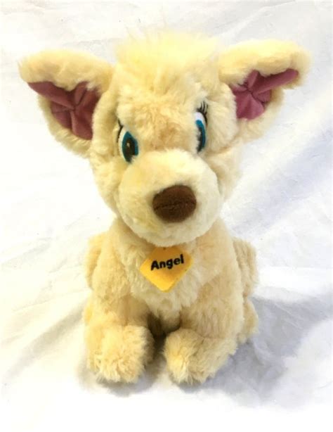 Disney Store Angel Dog Stuffed Plush Lady And The Tramp 2
