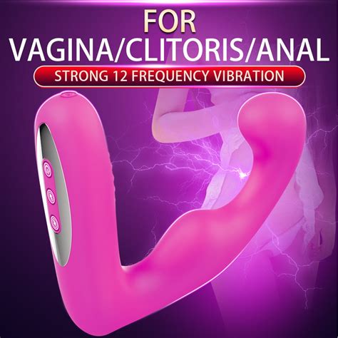 Invisible Wear 12 Mode Double Vibrator Sex Toys For Woman Men Adults