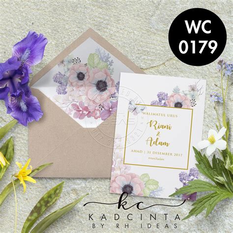 Kad kahwin passport / wedding passport. KAD KAHWIN | WC0179 (With images) | Wedding cards, Kad ...
