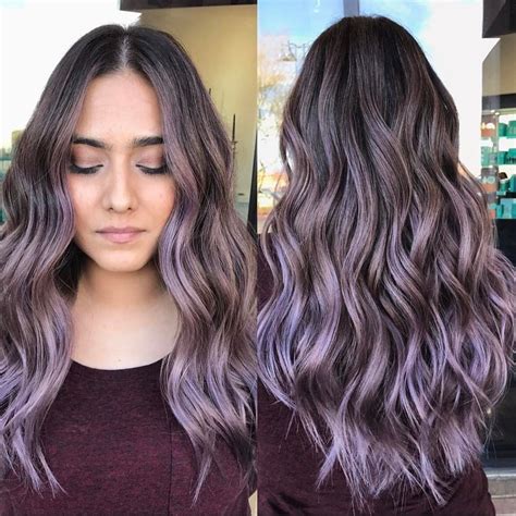 Lilac Ombre Hair For Brunettes By Beautybyeglee Of Jayrua