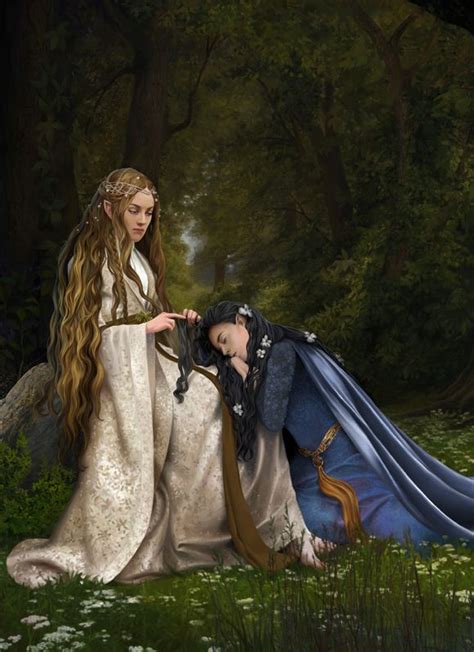 Arwen And Celebrian By Steamey On Deviantart Middle Earth Art