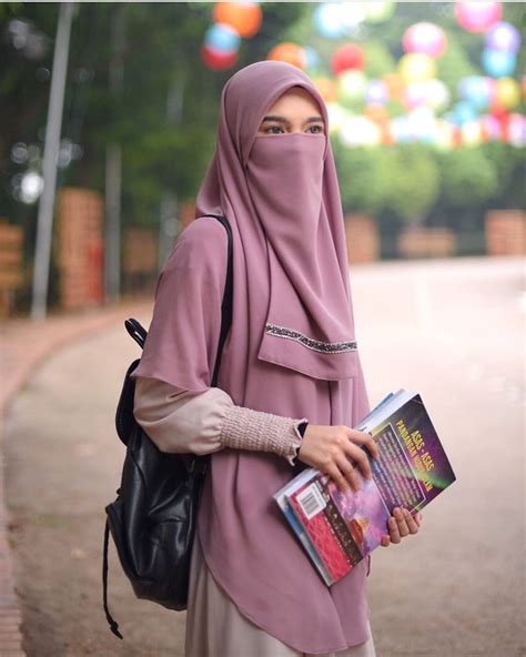 Gambar Muslimah Bercadar Gaya Hijab Wanita Gambar