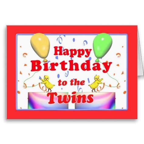 Happy Birthday Twins Clipart 10 Free Cliparts Download Images On