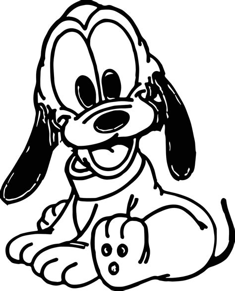 Pluto Printable Coloring Pages