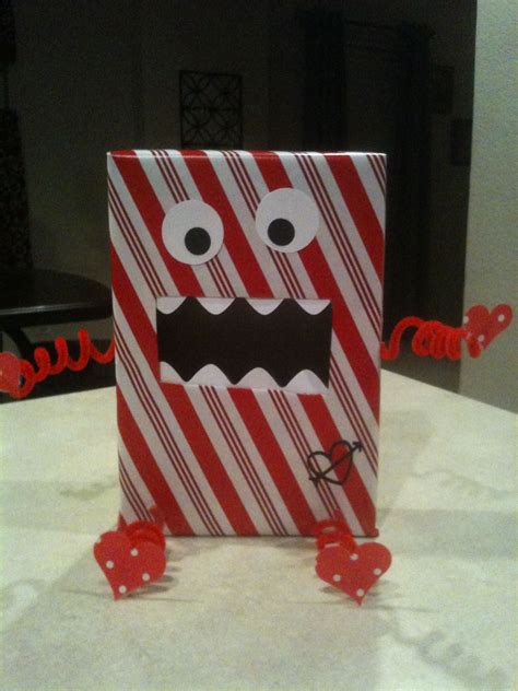 Monster Valentine Box Valentine Box Valentine Crafts Holiday Fun Kid