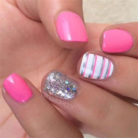10 Summer Pink Nail Art Designs And Ideas 2016 Fabulous Nail Art Designs