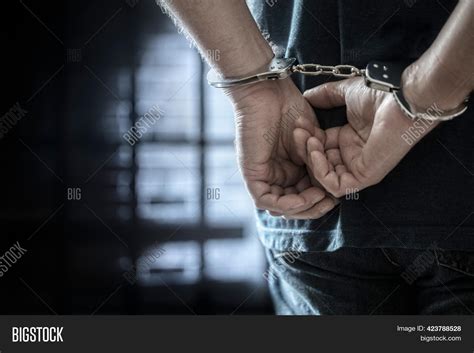Arrested Man Handcuffs Image And Photo Free Trial Bigstock