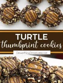 Turtle Thumbprint Cookies Video Dessert Now Dinner Later