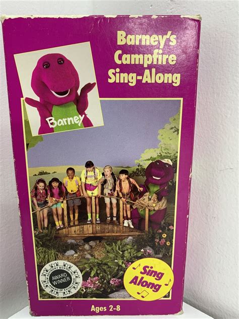 Barneys Campfire Sing Along Vhs Backyard Gang Award Winner 5568 The