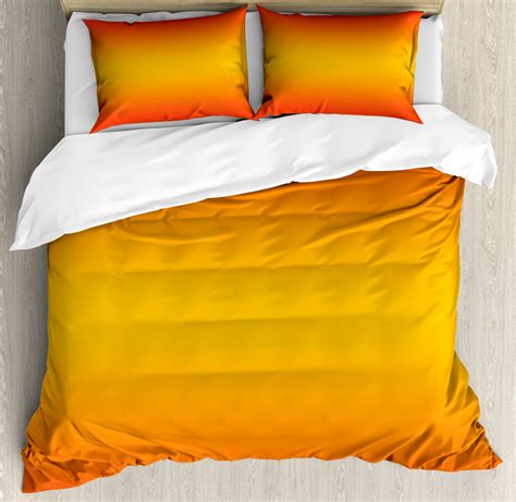 Colorful Ombre Duvet Cover Set Twin Queen King Sizes With Pillow Shams