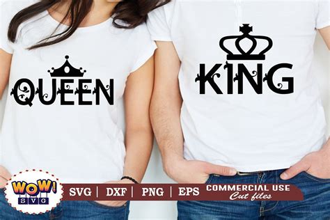 King And Queen Svg His Queen Her King Svg Couple Svg Shirt 1022779