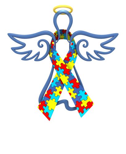 Autism Angel | Autism ribbon, Autism tattoos, World autism awareness day