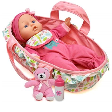 Baby Doll Feeding Set 12 Inch Soft Body Baby Doll With Carrier