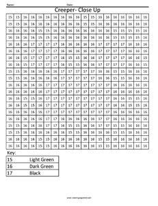 Everyone loves color by numbers kids and adults alike. Minecraft Creeper 2- Color by Number | Color by numbers ...