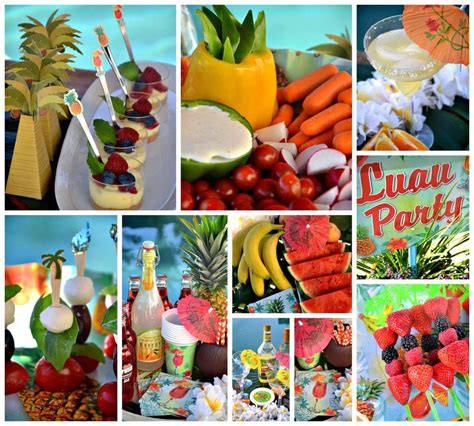 luau hawaiian summer party ideas photo 10 of 16 catch my party