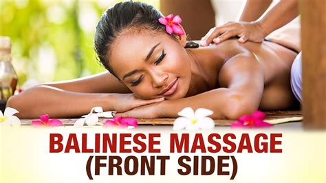 Balinese Massage Front Side Poonam Sharma Body Bliss Youtube