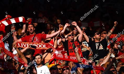 Liverpool Fans Sing Youll Never Walk Editorial Stock Photo Stock
