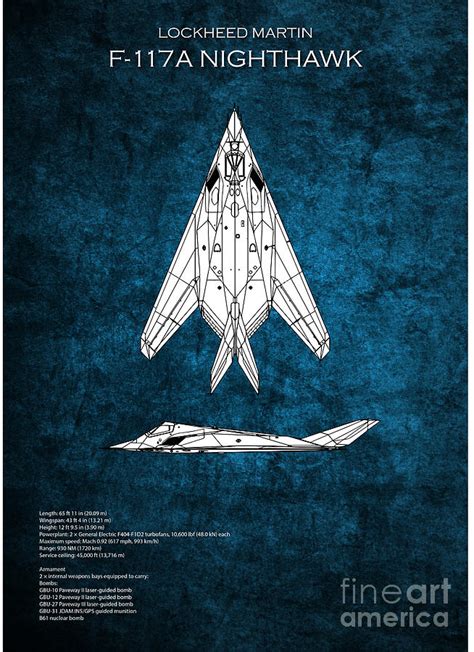 F 117 Nighthawk Digital Art By Airpower Art