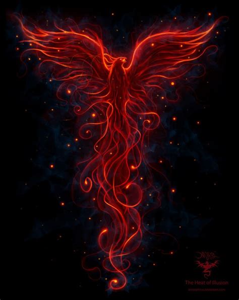 Another Different Style Of Phoenix See All My Phoenix Designs Here