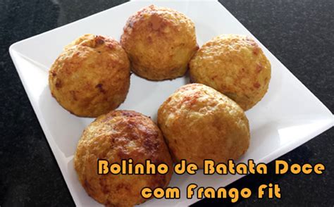 Bolinho de frango com batata doce - Receitas Fit | Receitas Fitness