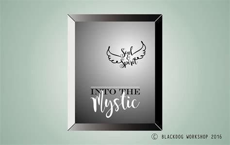 Into The Mystic Poster Print Van Morrison Inspired Lyric Art Wall Art