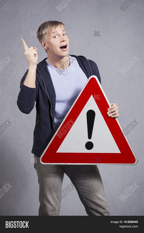 Careful Man Finger Image And Photo Free Trial Bigstock