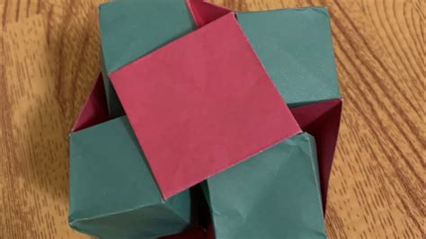 How To Fold A Origami Skewb Cube By Jeremy Shafer Youtube
