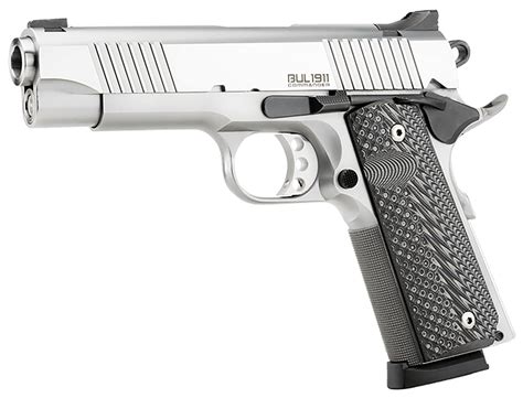 Bul Armory 1911 Commander 45 Acp 425″ 81 Ss Black Polymer Grip Good