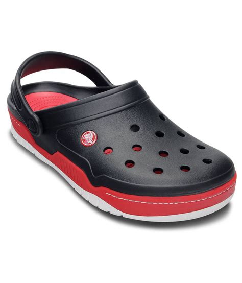 Check spelling or type a new query. Crocs Relaxed Fit Front Court Clog Black Floater Sandals ...