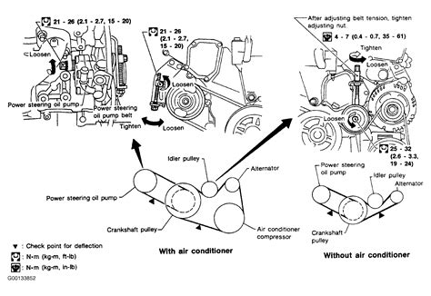 Qanda Nissan Maxima Belt Diagrams And Alternator Replacement Justanswer