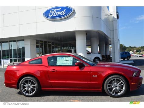 2014 Ruby Red Ford Mustang Gt Premium Coupe 87057219 Photo 2