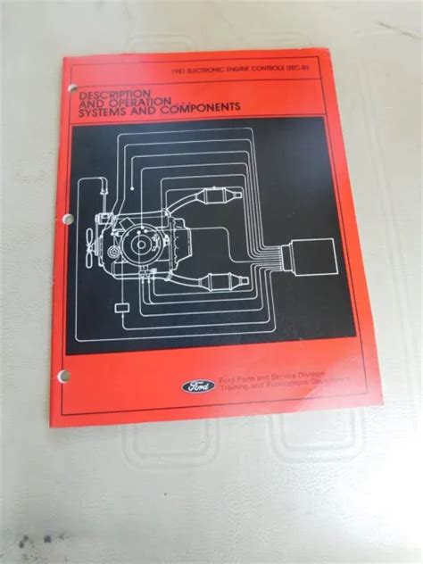 1981 Ford Eec Iii Electronic Engine Controls Operation And Description