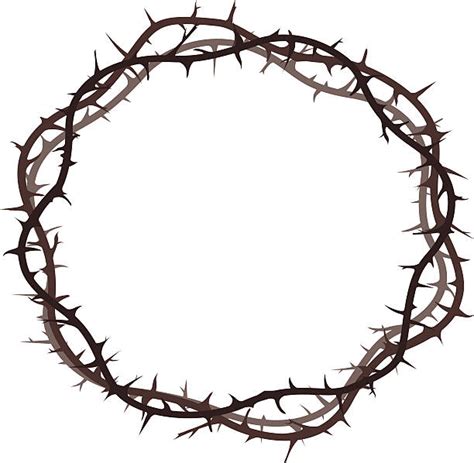 Jesus Christ Crown Of Thorns Illustrations Royalty Free Vector