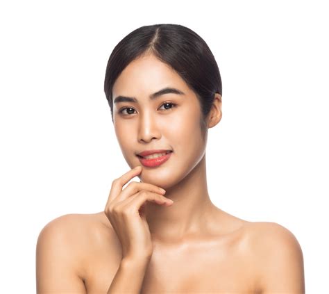 Free Beautiful Young Asian Woman With Clean Fresh Skin Beauty Concept