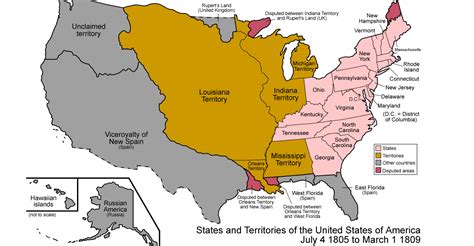 Us Territorial Expansion Map United States Map States District