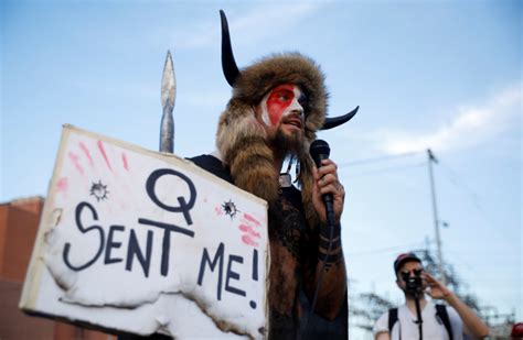 Us Capitol Rioter Qanon Shaman Sentenced To 41 Months In Prison The