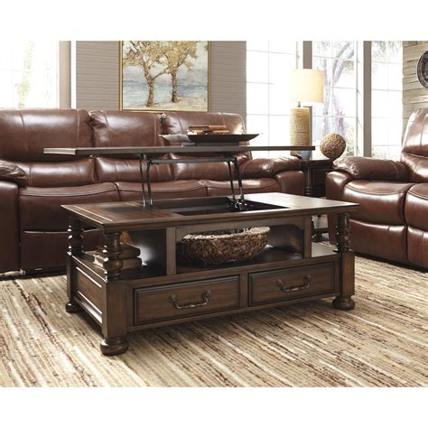 Signature Design By Ashley Coffee Table With Lift Top And Reviews Wayfair