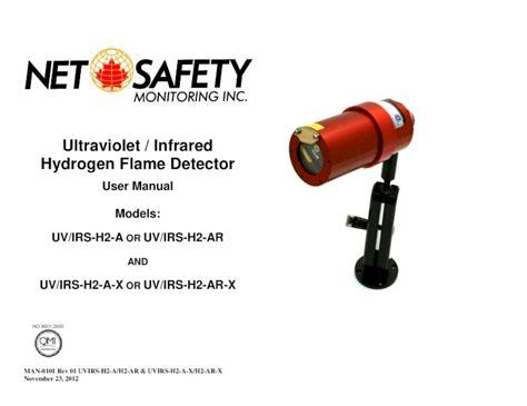 Pdf Ultraviolet Infrared Hydrogen Flame Detector · 2018 12 26
