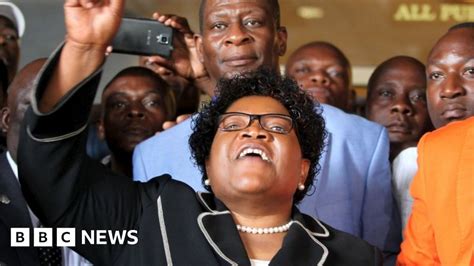 Zimbabwes Joice Mujuru Forms Zpf To Oppose Mugabe Bbc News