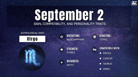 September 2 Zodiac Sign Personality