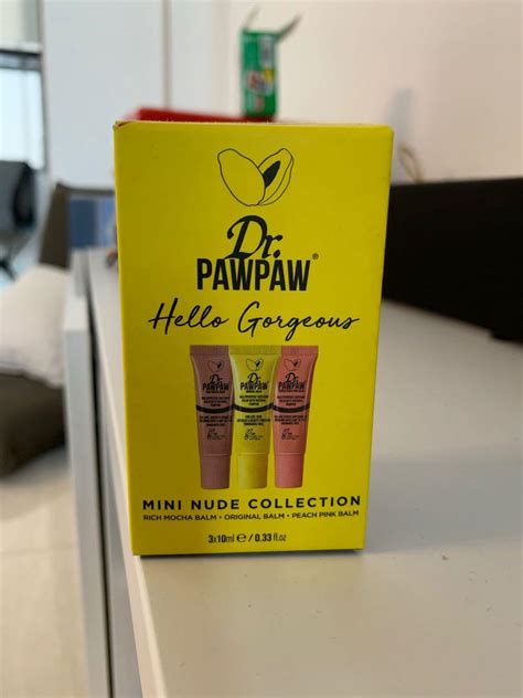 Dr PAWPAW Mini Nude Collection 3 X 10ml Lip Gloss Beauty Personal