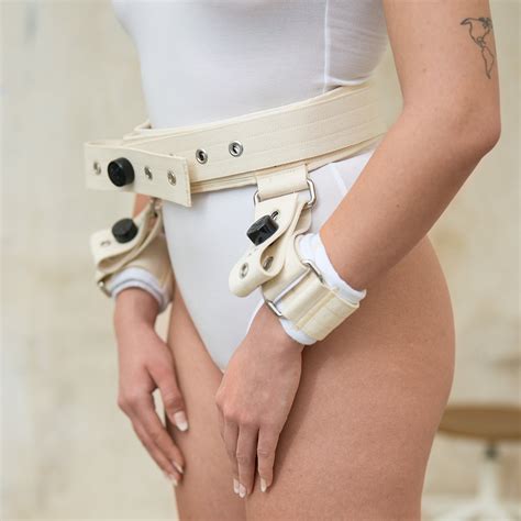 Kinky Fashion Hand Waist Restraint Belt Set For Sensual Play