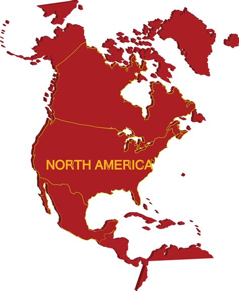 Map North America Free Vector Graphic On Pixabay