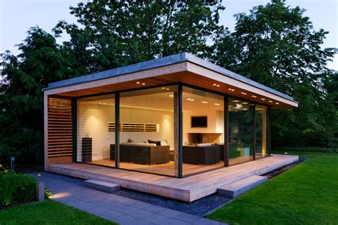 Ein fertiges containerhaus in nur einem tag. Glashaus mit Keller Minimal Windows - Modern - Granny Flat ...