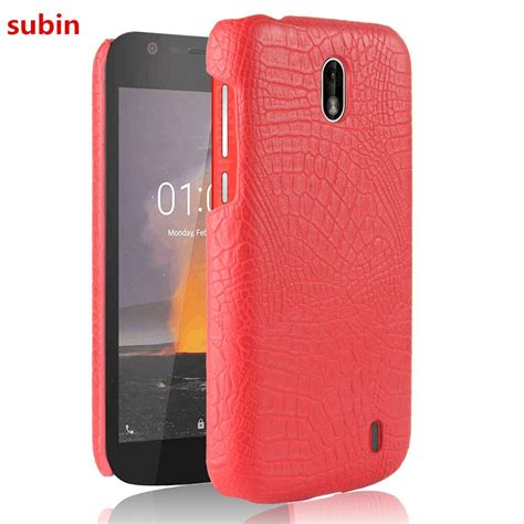 For Nokia 1 Case 47inch Retro Luxury Crocodile Skin Protective Back