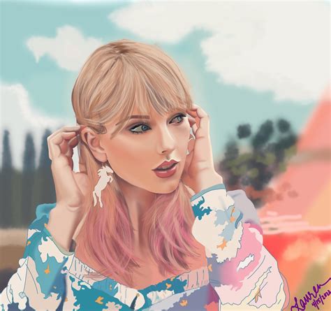 Portrait Of Taylor Swift Me Digital 2020 Rart