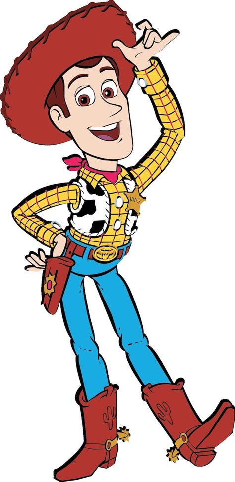 Sheriff Woody SVG For Cricut And Silhouette Cutting Machines, Toy Story