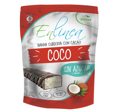 Barra Coco Cubierta Con Cacao 170 Gr En Línea Tokoriko