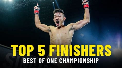 One Championships Top 5 Finishers One Championship The Home Of
