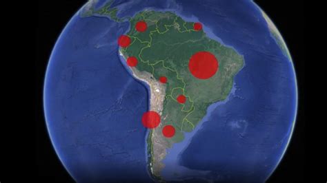 Mapa El Coronavirus Llega A Casi Todos Los Países De América Del Sur